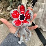 Crochet-Monster-Flower-Keychain