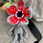 Crochet-Monster-Flower-Keychain